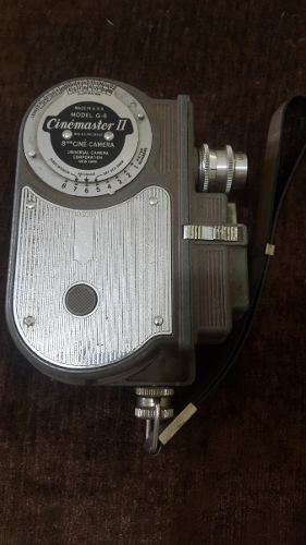 Filmadora Antiga A Corda  Cinemaster Ii Modelo G8 Rara
