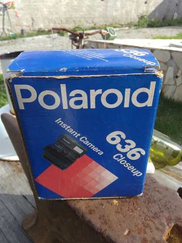 Polaroid Camera Antiga Polaroid 636 Closeup Na Caixa Bonita