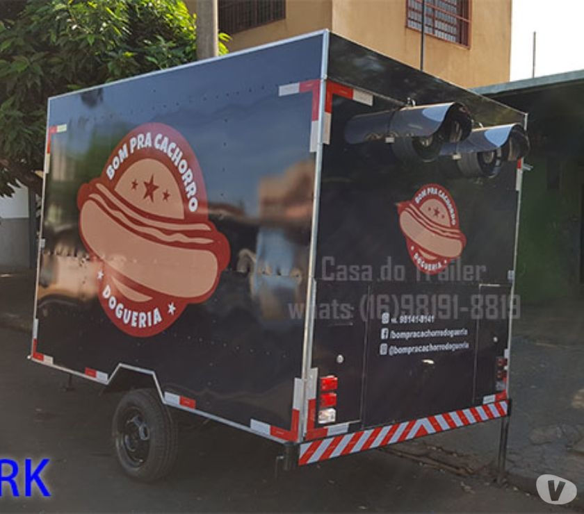 Promoção de Trailer Food Truck para lanches e hamburguer