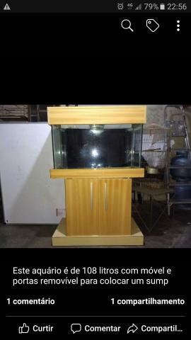 Aquário 108 litros