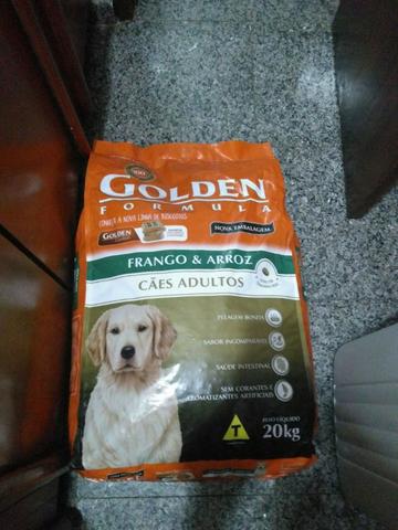 Ração Golden Formula Lacrada, Sabor Frango e Arroz p/ cães adultos 20kg
