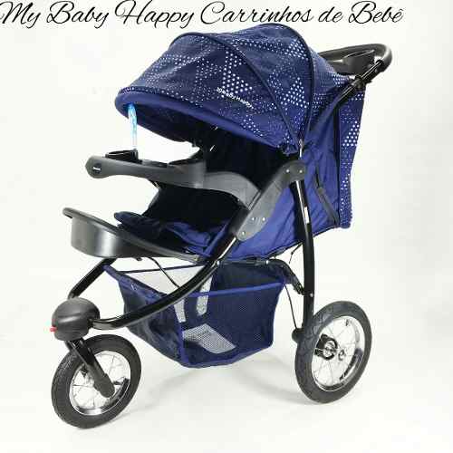 Carrinho De Bebê Triciclo Com Bebê Conforto