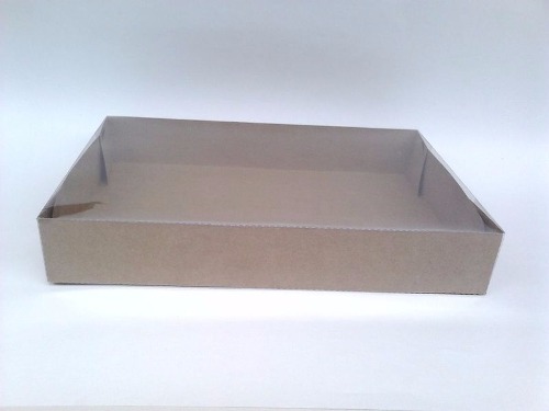 Caixa Kraft C/visor 22x16x4 C/50