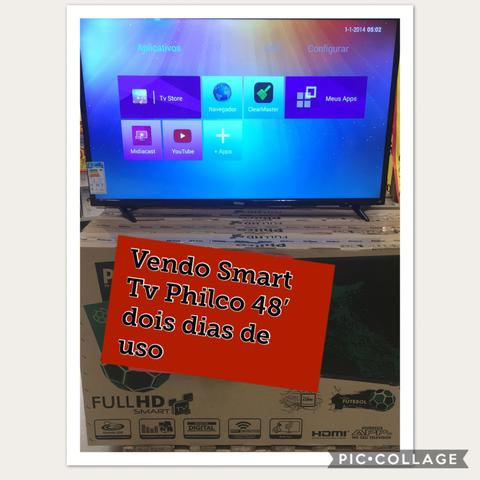 Smart Tv Philco com 2 dias de uso
