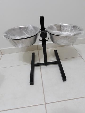 Comedouro para Cachorro C/ Suporte