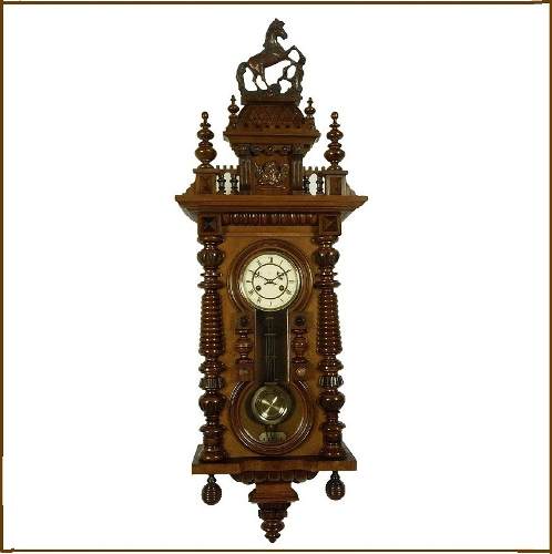 Relógio Parede Junghans Germany Cavalinho Temático Raphael