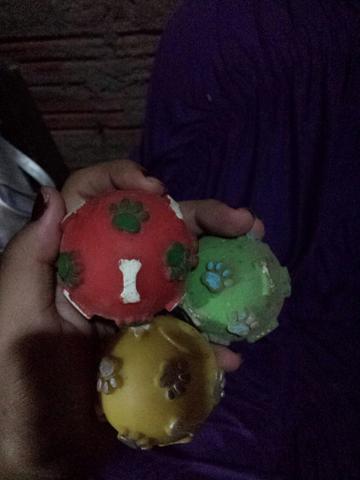 Tres bolinhas pet
