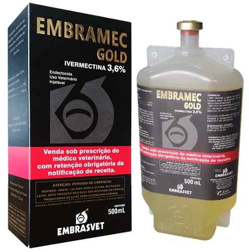 Embramec Gold 3,6 Longa Acao Cx 01 Frascos  + Brinde