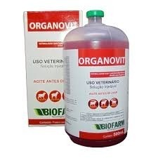 Modificador (2x) Orgânico Organovit 500 Ml Vitamina Bovin