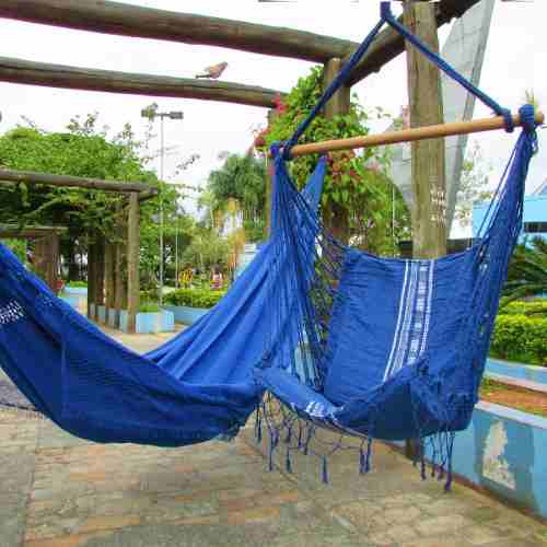 Kit Com 1 Rede De Dormir Casal Tb E 1 Rede Cadeira Balanço