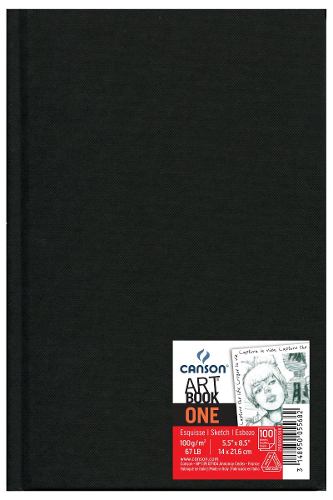 Bloco Sketchbook Canson Artbook One A5 (14x21,6cm) Sketch 98