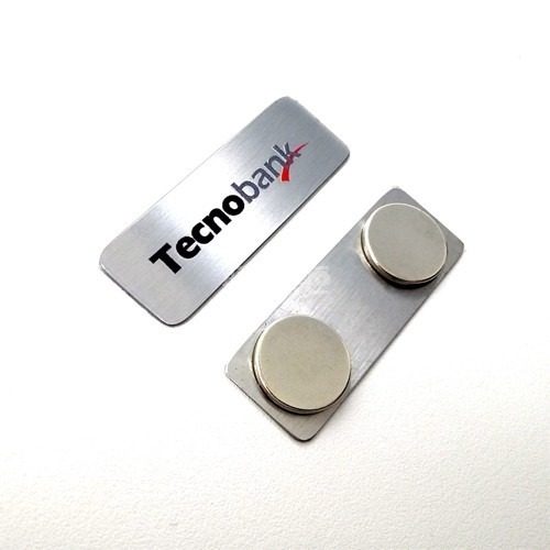 Crachás De Identificação Em Aço Inox