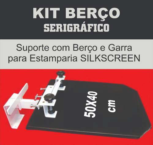 Kit Berço/mesa E Garra Serigráfica