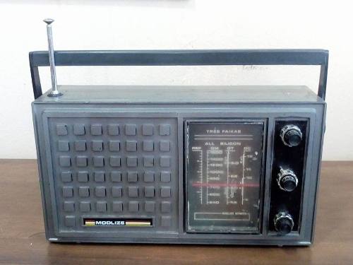 Rádio Antigo Modlize 3 Faixas Funcionando Ok