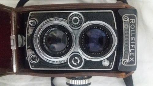 Câmera Fotográfica Antiga Rolleiflex 1:3.5f=75mm Carl