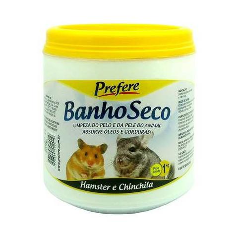 Pó para banho seco hamster/chinchila 1kg
