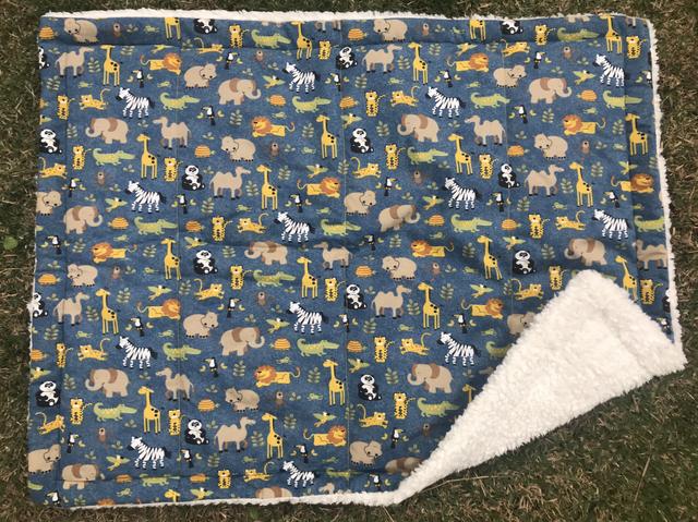 Edredom dupla face para pet