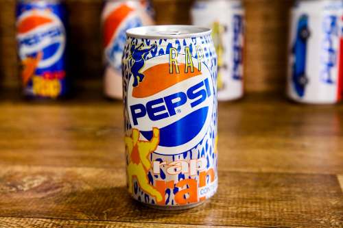 Latinha Pepsi Rap Coleção Lata Vazia