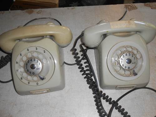 2 Telefone Ericsson Disco Anos 80 Decoração Coleção