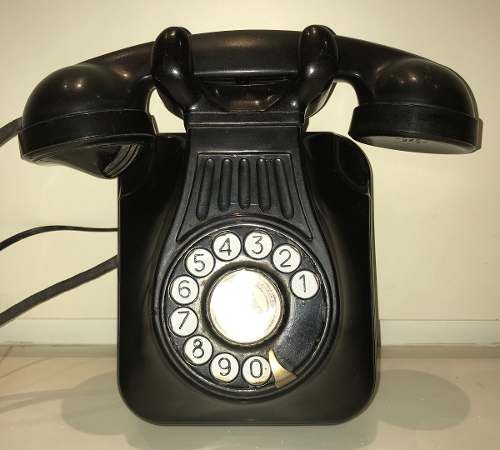 Antiguidade! Raro Telefone De Parede Em Baquelite