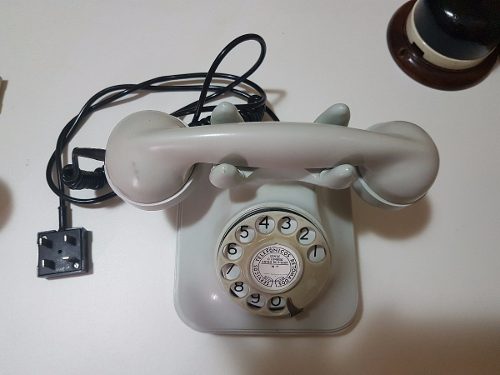 Telefone Antigo Standart Eletric Preto, Baquelite Anos 60