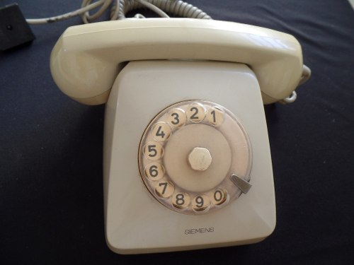 Telefone De Disco - Siemens - Vintage - Retrô - Funcionando