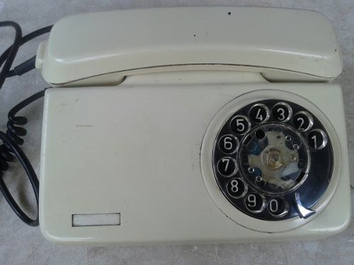 Telefone De Mesa Disco Antigo Antigo Anos 
