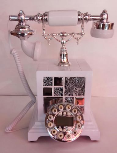 Telefone Fixo Retro Modelo Antigo Chique Vintage
