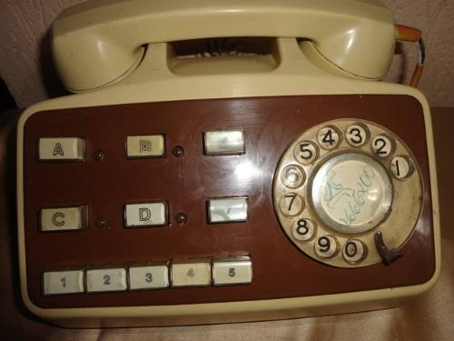 Telefone Pabx De Disco Antigo Gte Vintage Colecionador
