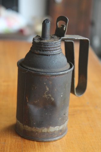 Antiga Lamparina Para Decoração De Ambientes Rústicos