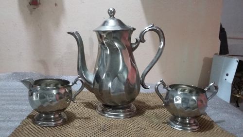 Antigo Jogo De Chá/café Vintage Condessa Silver 3 Pçs