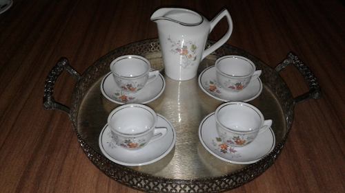 Porcelana pozzani antiga, jogo de chá pozzani, pozzani - Personal