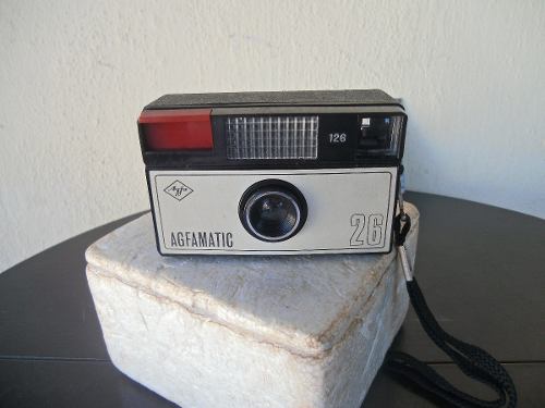 Antiga E Rara Câmera Fotográfica Agfamatic 26 (Na Caixa)