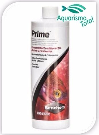Seachem Prime 500ml Remove Cloro E Amonia Da Água Aquário