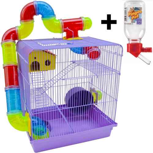 Gaiola Labirinto 3 Andares Para Hamster E Roedores 1