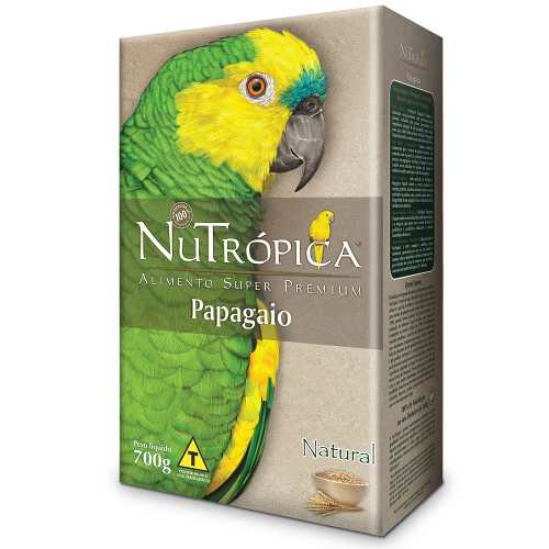 Nutrópica Papagaio Ração Natural - 700g