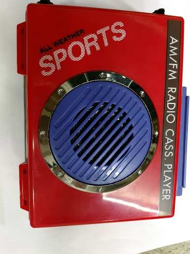 Radio Cassette Walkman Modelo: Rp-38 Zero Cx Vermelho