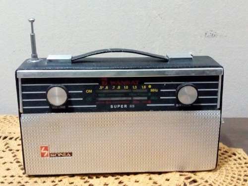 Rádio Antigo Sonia Wansat Funciona Ok Leia Anúncio