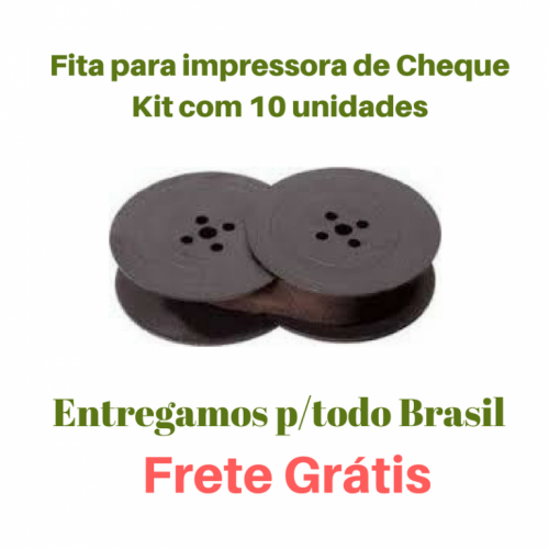 10 Fitas p Maquina Chronos Cheque Pronto Acc Epson