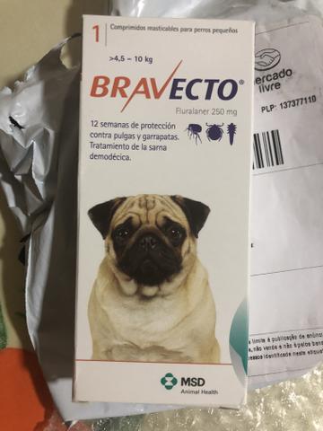 Bravecto Cães de 4,5 a 10kg (para vender logo)