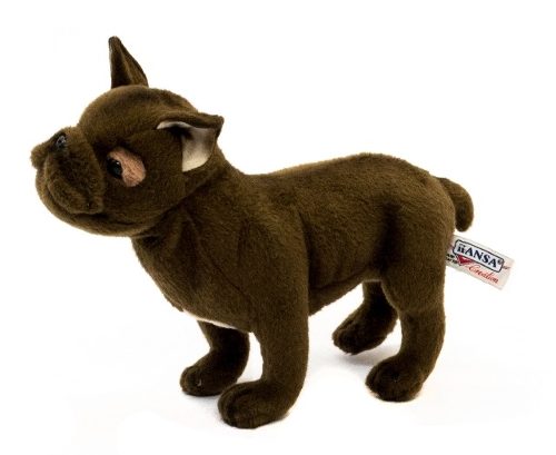 Cachorro Buldogue Francês De Pelúcia Com 22 Cm