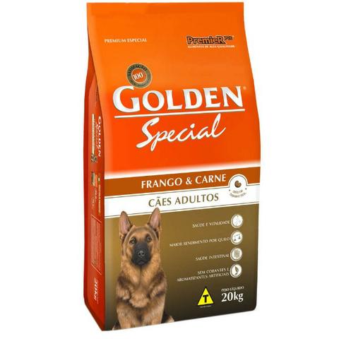 Ração Golden Special Cães Adultos 20kg - Aceito Cartão