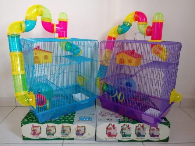 Gaiola Para Hamster 3 andares Labirinto