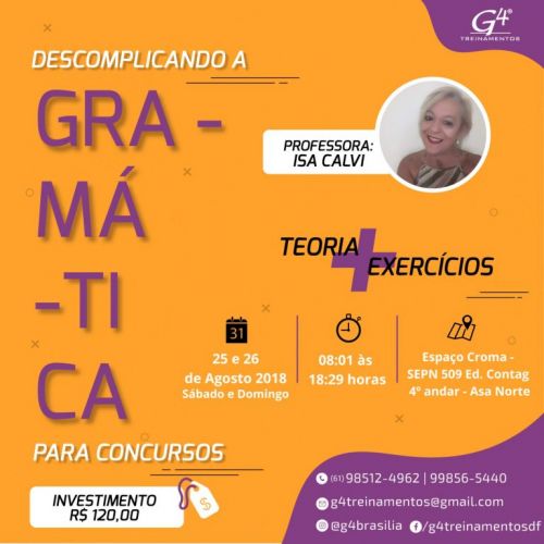 Curso de Gramática em Brasília Df - Concursos Vestibular e