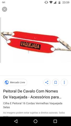 Alguém que tenha peiteira nova de vaquejada