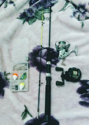 Molinete + Vara + Carretilha