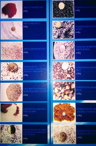 Substrato rochas artificial base para coral