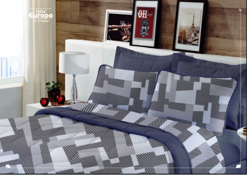 Cobre Leito Queen Porta Travesseiros Algodão Frete Grátis4