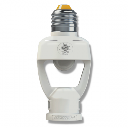 Sensor de Presença Exatron Soquete E27 Fácil Instalação