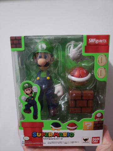 Miniatura Luigi - Set Mário Bros Bandai